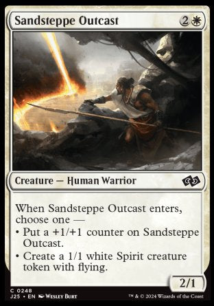 (248) Magic The Gathering Foundations Jumpstart Single: Sandsteppe Outcast  Common