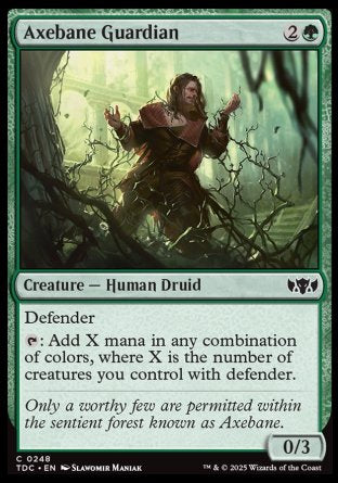 (248) Magic The Gathering Commander: Tarkir: Dragonstorm Single: Axebane Guardian  Common