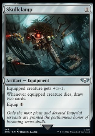 (248) Magic The Gathering Universes Beyond: Warhammer 40000 Single: Skullclamp Holo Uncommon