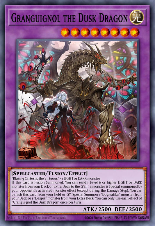 (067) YuGiOh TCG MP24: 25th Anniversary Tin: Dueling Mirrors Single: Granguignol the Dusk Dragon  Secret Rare
