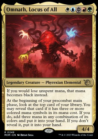 (249) Magic The Gathering March of the Machine Single: Omnath, Locus of All  Rare