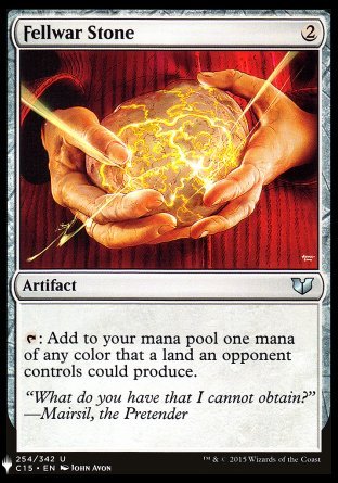 (254) Magic The Gathering The List Single: Fellwar Stone  Uncommon