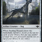 (249) Magic The Gathering Outlaws of Thunder Junction Single: Sterling Hound  Holo Common