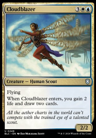 (249) Magic The Gathering Commander: Bloomburrow Single: Cloudblazer  Uncommon