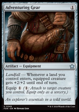 (249) Magic The Gathering Magic: The Gathering Foundations Single: Adventuring Gear  Uncommon