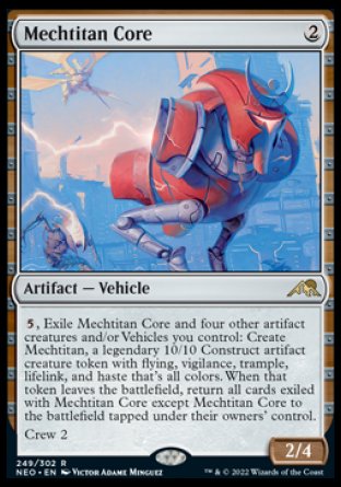 (249) Magic The Gathering Kamigawa: Neon Dynasty Single: Mechtitan Core Holo Rare