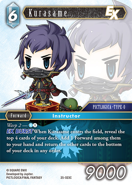 (023) Final Fantasy TCG Tears of the Planet Single: Kurasame (25-023) Holo Common
