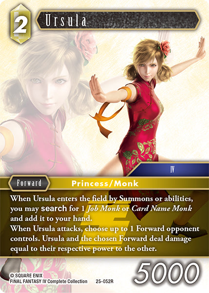 (052) Final Fantasy TCG Tears of the Planet Single: Ursula (25-052) Holo Rare