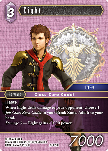 (070) Final Fantasy TCG Tears of the Planet Single: Eight (25-070)  Common