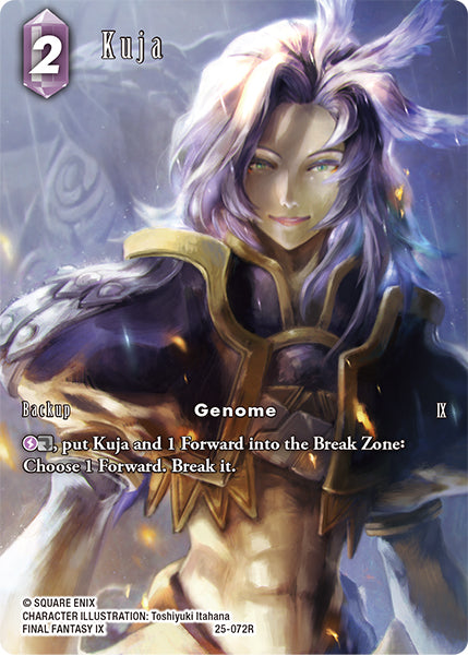 (072) Final Fantasy TCG Tears of the Planet Single: Kuja (25-072) (V.2) Holo Rare