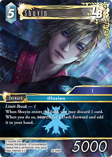 (109) Final Fantasy TCG Tears of the Planet Single: Shuyin (25-109) (V.1)  Hero