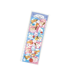Cartoon Animal Decorative Stickers: Baseball