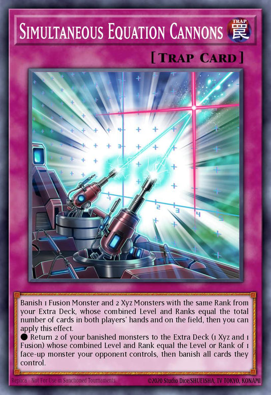 (080) YuGiOh TCG LEDE: Legacy of Destruction Single: Simultaneous Equation Cannons  Common