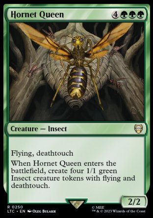 (250) Magic The Gathering Commander: The Lord of the Rings: Tales of Middle-earth Single: Hornet Queen  Rare