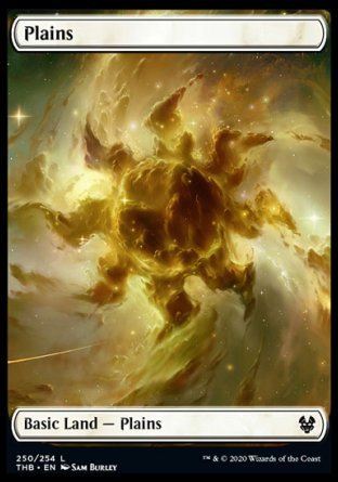 (250/254) Magic The Gathering Theros Beyond Death Single: Plains  Land