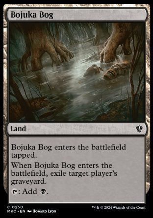 (250) Magic The Gathering Commander: Murders at Karlov Manor Single: Bojuka Bog  Common