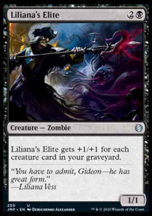 (250) Magic The Gathering Jumpstart Single: Liliana's Elite  Uncommon