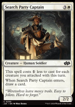 (250) Magic The Gathering Foundations Jumpstart Single: Search Party Captain  Common