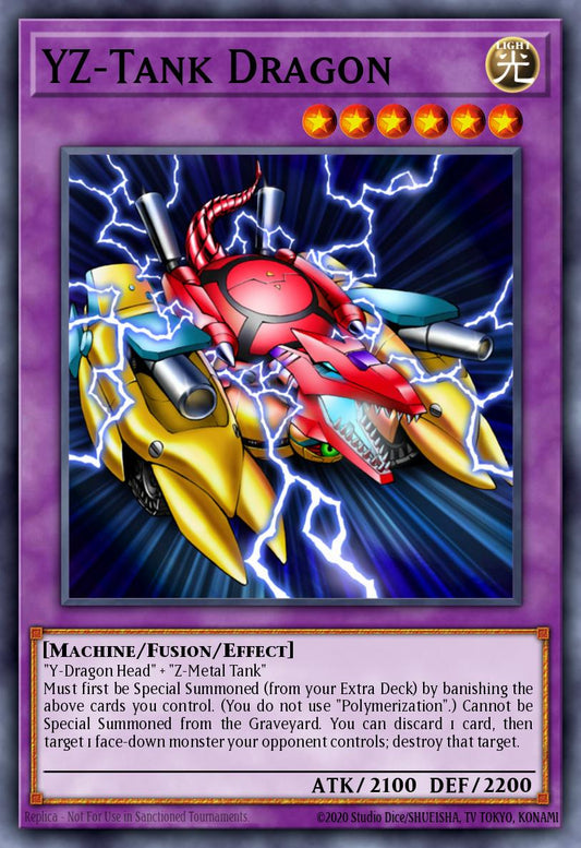 (054) YuGiOh TCG MFC: Magician's Force Single: YZ-Tank Dragon  Super Rare