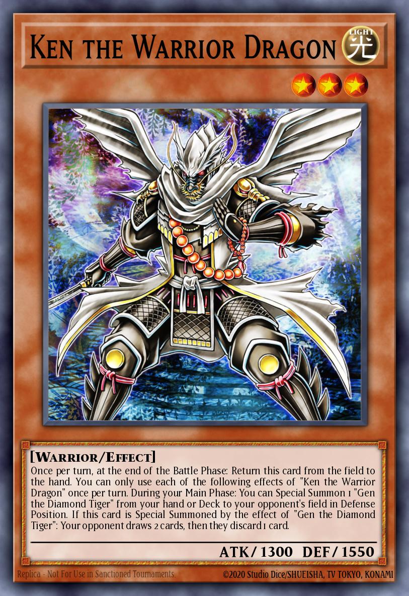 (246) YuGiOh TCG MP24: 25th Anniversary Tin: Dueling Mirrors Single: Ken the Warrior Dragon  Ultra Rare