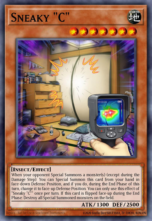 (173) YuGiOh TCG MP24: 25th Anniversary Tin: Dueling Mirrors Single: Sneaky C  Ultra Rare