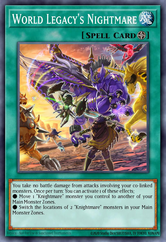 (039) YuGiOh TCG MP19: 2019 Gold Sarcophagus Tin Mega Pack Single: World Legacy's Nightmare  Common