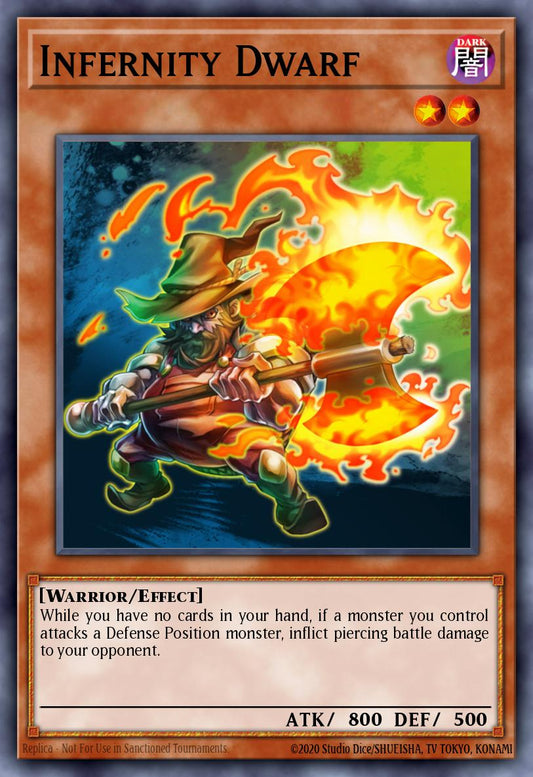 (035) YuGiOh TCG SBSC: Speed Duel: Scars of Battle Single: Infernity Dwarf  Common