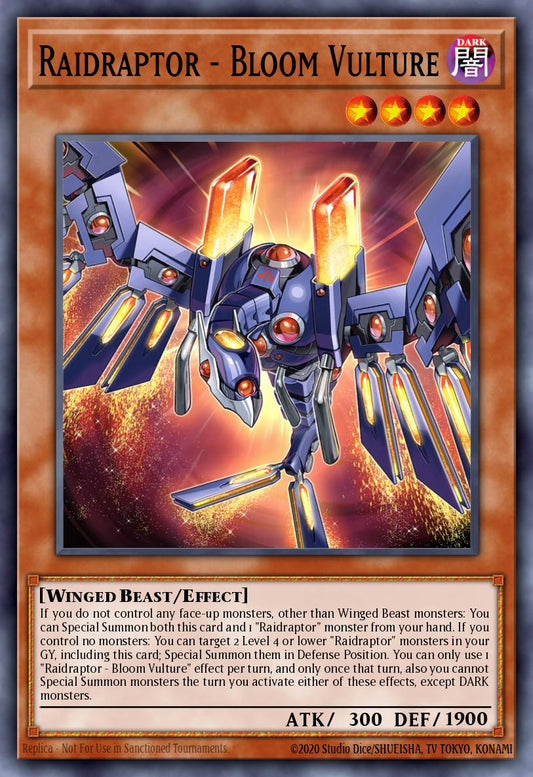 (005) YuGiOh TCG PHNI: Phantom Nightmare Single: Raidraptor - Bloom Vulture  Super Rare