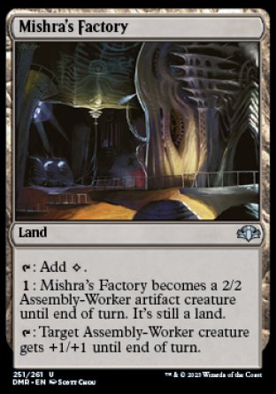 (251) Magic The Gathering Dominaria Remastered Single: Mishra's Factory  Uncommon