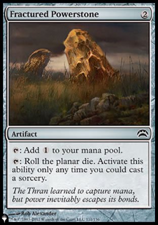 (111) Magic The Gathering The List Single: Fractured Powerstone  Common