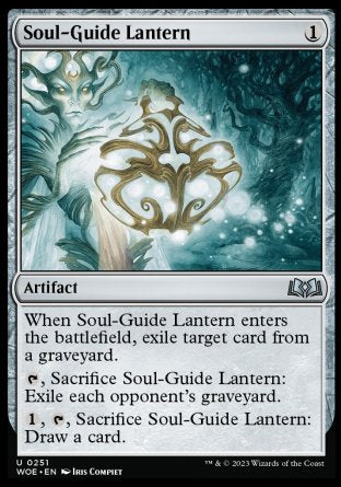 (251) Magic The Gathering Wilds of Eldraine Single: Soul-Guide Lantern Holo Uncommon