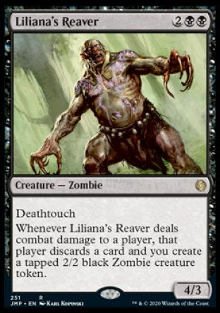 (251) Magic The Gathering Jumpstart Single: Liliana's Reaver  Rare