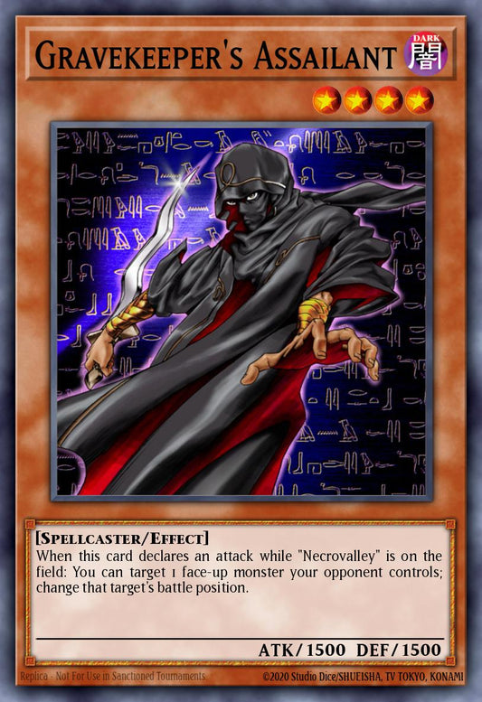 (189) YuGiOh TCG LCYW: Legendary Collection 3: Mega Pack Single: Gravekeeper's Assailant  Ultra Rare
