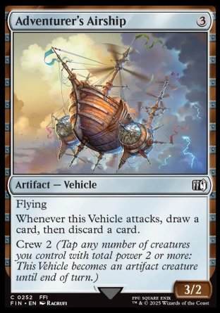 (252) Magic The Gathering Magic: The Gathering - FINAL FANTASY Single: Adventurer's Airship  Common