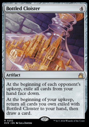 (252) Magic The Gathering Ravnica Remastered Single: Bottled Cloister  Holo Rare