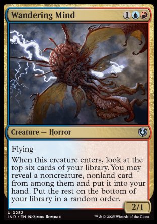(252) Magic The Gathering Innistrad Remastered Single: Wandering Mind  Uncommon