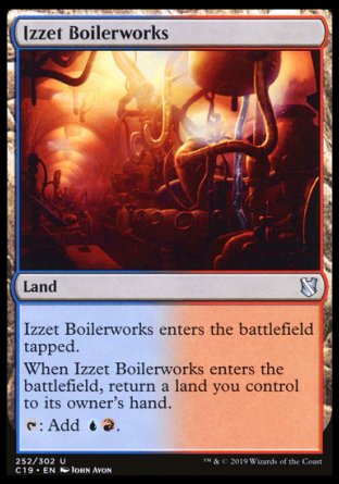 (252) Magic The Gathering Commander 2019 Single: Izzet Boilerworks  Uncommon