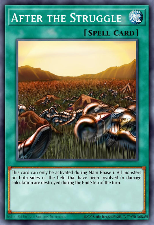 (195) YuGiOh TCG DB2: Dark Beginning 2 Single: After the Struggle  Common