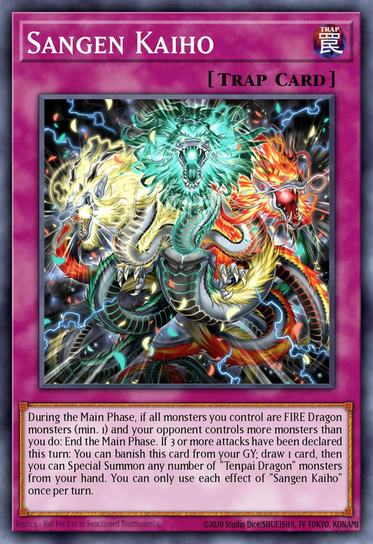 (073) YuGiOh TCG INFO: The Infinite Forbidden Single: Sangen Kaiho  Common