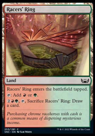 (253) Magic The Gathering Streets of New Capenna Single: Racers' Ring  Common