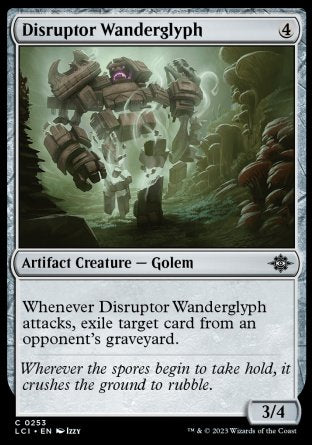 (253) Magic The Gathering The Lost Caverns of Ixalan Single: Disruptor Wanderglyph  Common