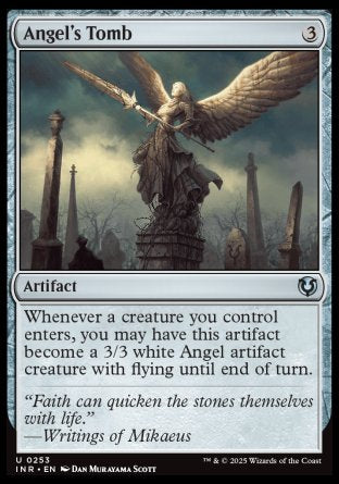 (253) Magic The Gathering Innistrad Remastered Single: Angel's Tomb  Uncommon