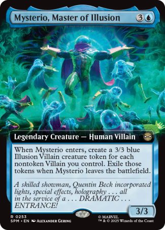 (253) Magic The Gathering Magic: The Gathering | Marvel's Spider-Man: Extras Single: Mysterio, Master of Illusion  Rare