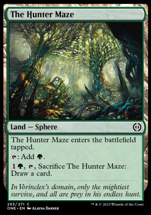 (253) Magic The Gathering Phyrexia: All Will Be One Single: The Hunter Maze  Common
