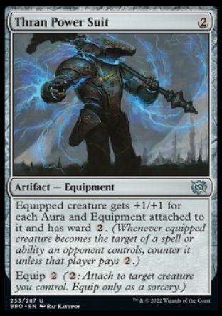 (253) Magic The Gathering The Brothers' War Single: Thran Power Suit  Uncommon