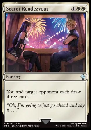 (253) Magic The Gathering Commander: Magic: The Gathering - FINAL FANTASY Single: Secret Rendezvous  Uncommon