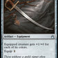 (254) Magic The Gathering Ravnica Remastered Single: Civic Saber  Holo Uncommon