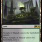 (254/280) Magic The Gathering Core 2020 Single: Temple of Malady Holo Rare