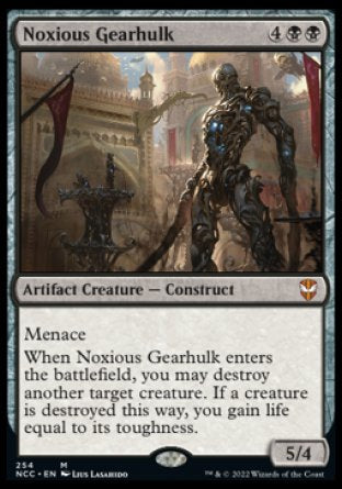 (254) Magic The Gathering Commander: Streets of New Capenna Single: Noxious Gearhulk  Mythic