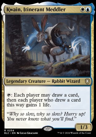 (254) Magic The Gathering Commander: Bloomburrow Single: Kwain, Itinerant Meddler  Rare